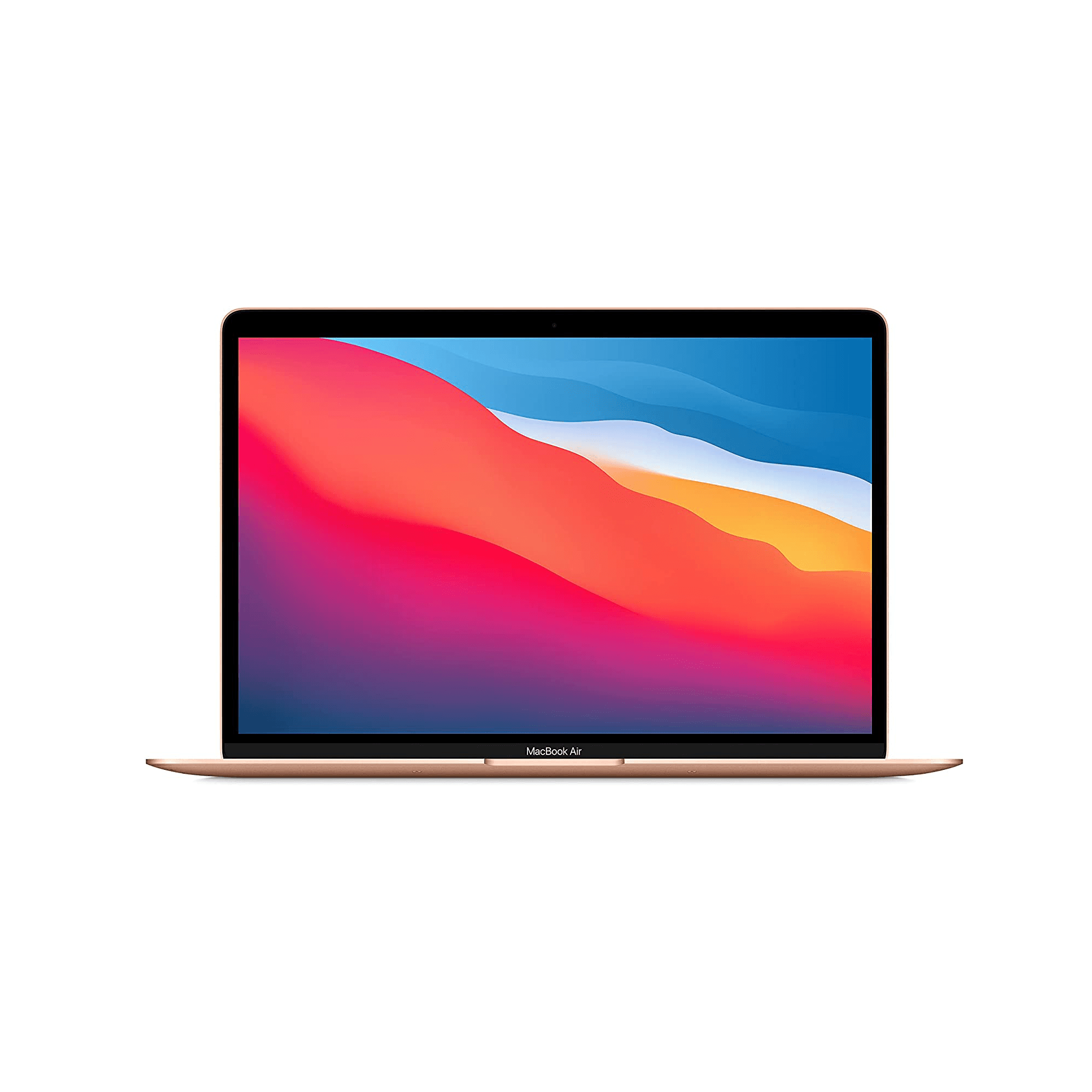 MacBook Air 13-inch (2020) – M1 Chip, 8‑Core CPU & 7‑Core GPU, 8GB RAM, 256GB SSD – Model MGND3 (Gold, English Keyboard) - alAsil